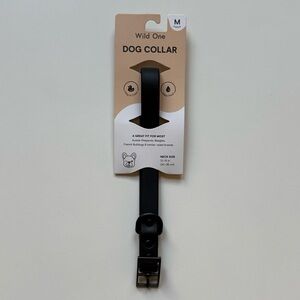 Wild One Dog Collar - M (12-15") - Black